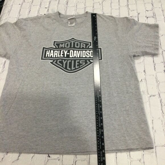 Harley-Davidson T-Shirt Men's Size XL Color Gray Seacoast NH Live Free or Die - Picture 6 of 11